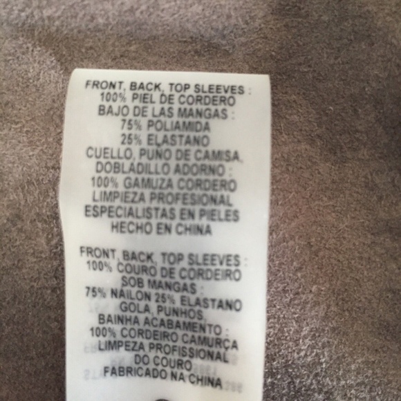 Tahari Women Crop Jacket Cleary E43K9106 Lamb Leather Full Zip Unlined Snake XS - Picture 8 of 10